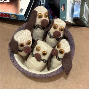Handmade puppy basket